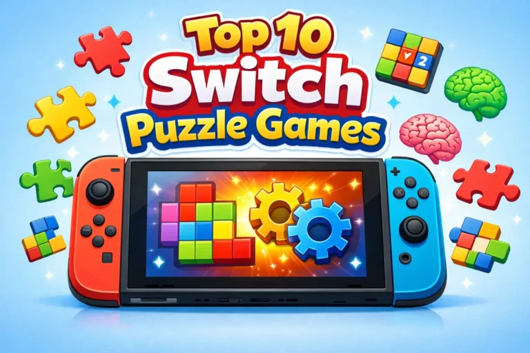 Video game nintendo switch 2 puzzle games for adults